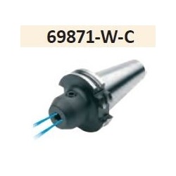 Držák DIN 69871 AD/B pro frézy s válcovou stopkou Weldon, DIN 1835-B, čelní chlazení PRAMET