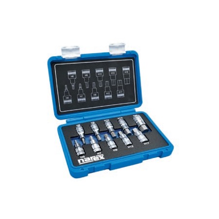 Sada imbus 1/2" 5-19mm/55mm NAREX-SADA 10-dílná, 5-19mm /443000957/
