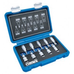 Sada hlavic TRX 20-70/55mm NAREX-SADA 10-dílná, T20-70 /443000961/