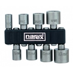 Sada hlavic se šestihrannou stopkou NAREX-SADA 8-dílná, 5-13mm