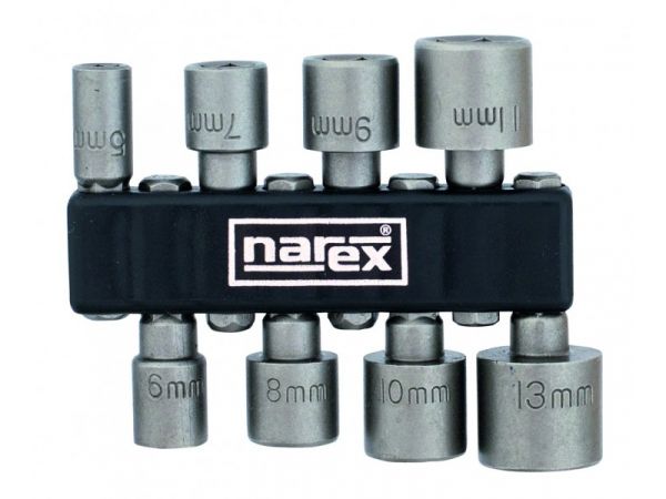 Sada hlavic se šestihrannou stopkou NAREX-SADA 8-dílná, 5-13mm