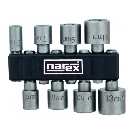 Sada hlavic se šestihrannou stopkou NAREX-SADA 8-dílná, 5-13mm