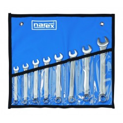 Sada očkoploch.klíčů palcová-vinylové pouzdro DIN 3113 230406.608-3113-NAREX 8-dílná /1/4"-5/8"/