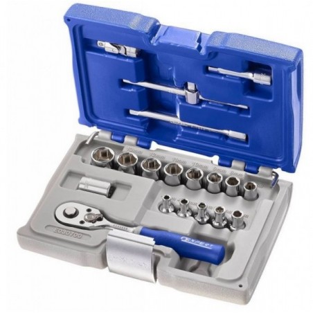 19dílná sada 1/4" hlavic TONA EXPERT SN E030700