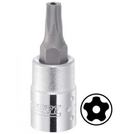 Hlavice zástrčná 1/4" - TORX s otvorem TONA EXPERT HL E030142 - TT8