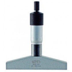 Mikrometrický hloubkoměr 0-100 mm/0.01mm, DIN 863 251442 0-100 /43100402/