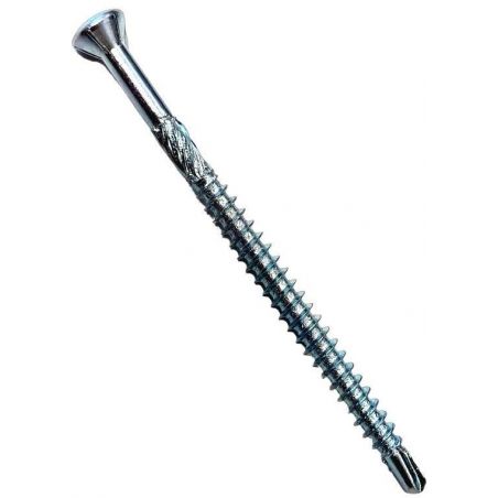 Tx-60 vrtací vrut do lišt a podlah, malá zápustná hlava se 6 drážkami, torx 10, frézovací segment, vrtací špička, kalená nerez c