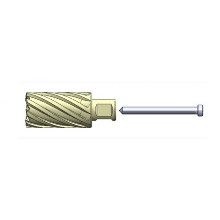 Středící kolík pro korunkové vrtáky s délkou 50mm (8 x 102mm) HMLINE