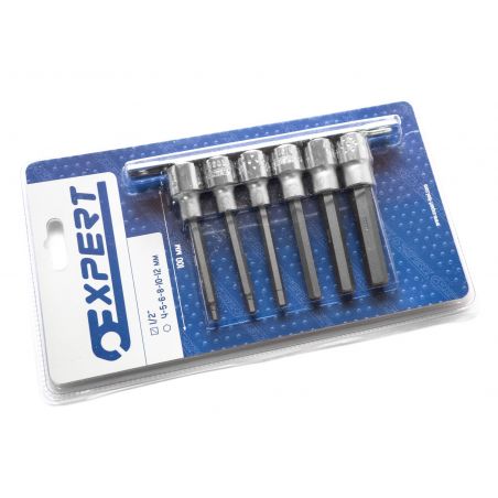 1/2" Sada hlavic - Imbus - 90mm - 6dílná - TONA EXPERT