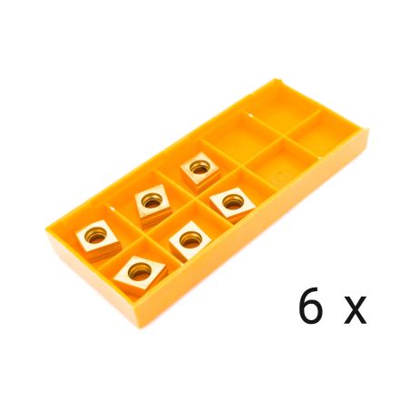 Břitové destičky rovné (balení 6ks) pro AGP EB12, Metallkraft KE 10-2