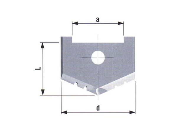 Břitová destička kopinatého vrtáku, 220750, 32