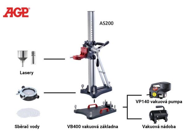 Stojan na vrtačku S350 - AGP