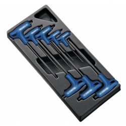 8 dílná sada metrických zástrčných šestihranných klíčů s "T" rukojetí TONA EXPERT E121609 - 8dílná