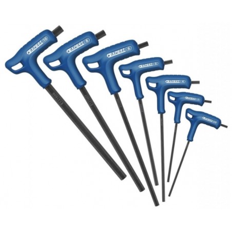 7 dílná sada zástrčných šestihranných klíčů s "T" rukojetí TONA EXPERT E121617