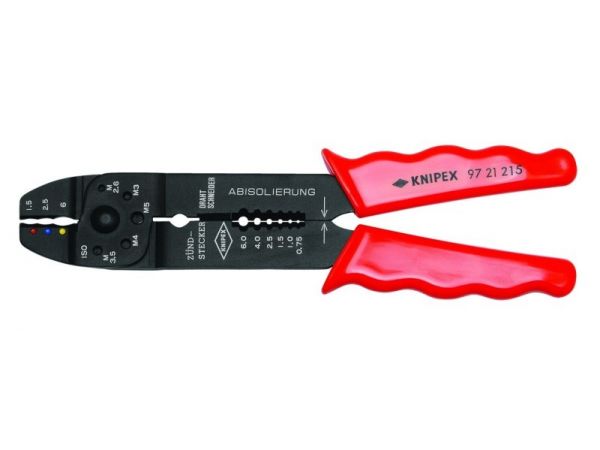 Kleště lisovací na kabelová oka a konektory KNIPEX