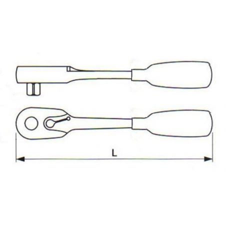 Momentový klíč 3/4" NAREX-150-750 Nm