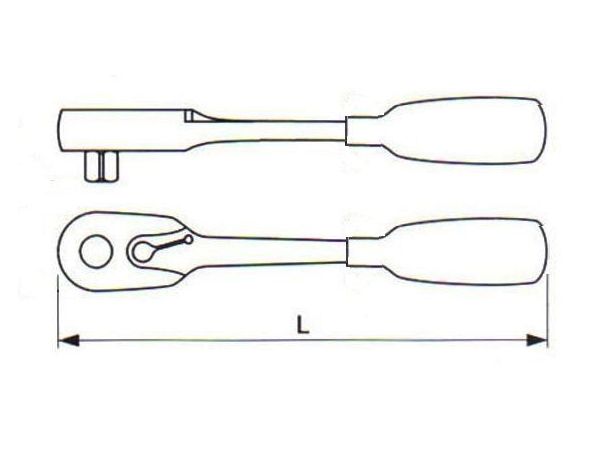 Momentový klíč 1/4" NAREX- (5-25 Nm)
