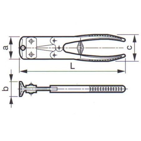 Kleště štípací převodové čelní 200mm 293 - ZBIROVIA
