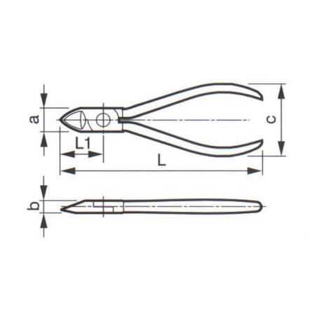 Kleště štípací boční ZBIROVIA 335
