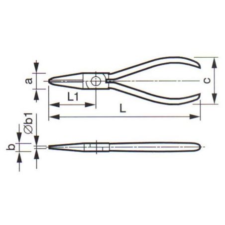 Kleště na pojistné kroužky - vnitřní ZBIROVIA