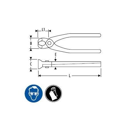 Armovací kleště 220mm TONA EXPERT E184302