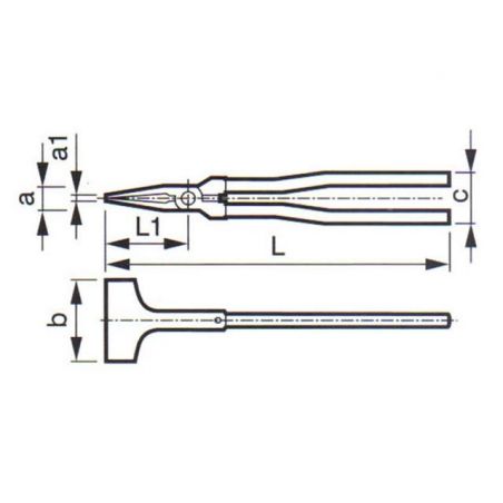 Kleště klempířské, ohýbací ZBIROVIA 971