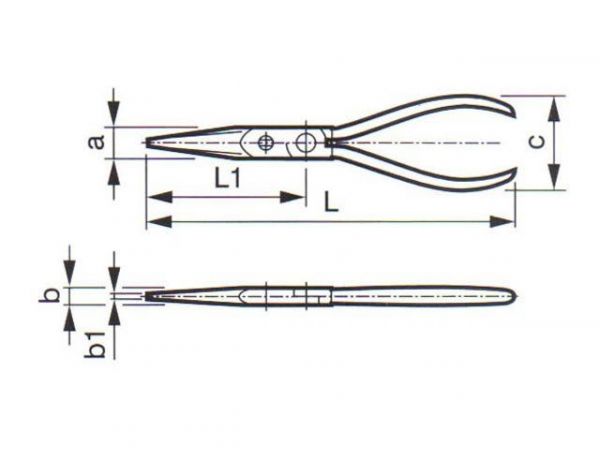 Kleště pro jemnou mechaniku 200mm ZBIROVIA 2305/200 PVC