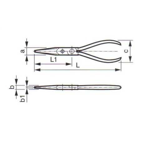 Kleště pro jemnou mechaniku 200mm ZBIROVIA 2305/200 PVC