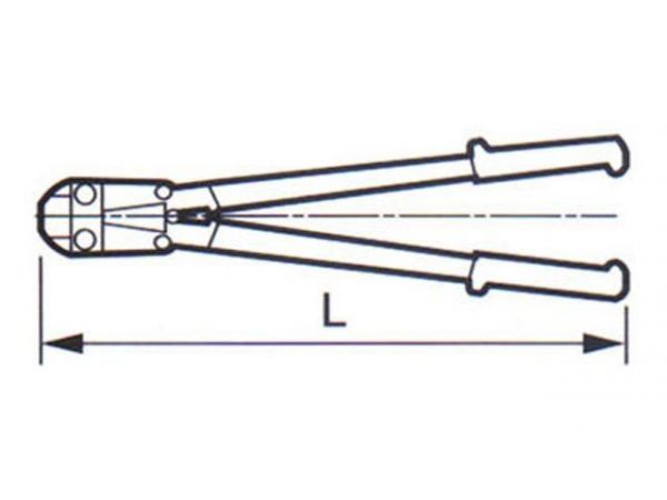 Kleště štípací na tyče a svorníky ZBIROVIA 270