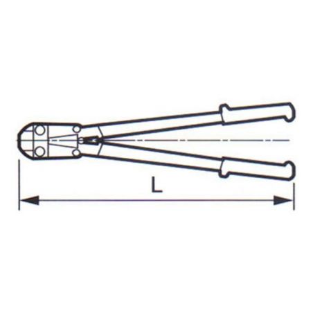 Kleště štípací na tyče a svorníky ZBIROVIA 270