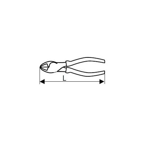 Kleště štípací boční pro elektrikáře TONA EXPERT