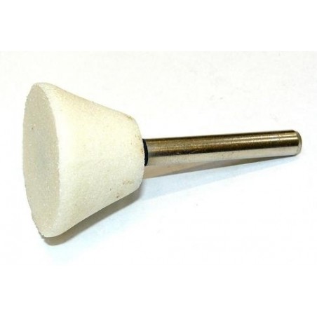 Brousící tělísko ploché kuželové se stopkou BRUSIVO