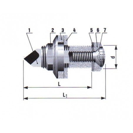 Nožová jednotka šikmá (pájená) 242428