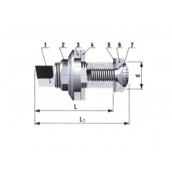Nožová jednotka kolmá (pájená) 242427