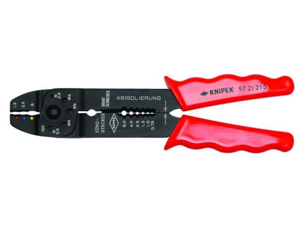 Kleště lisovací na kabelová oka a konektory KNIPEX 9721215
