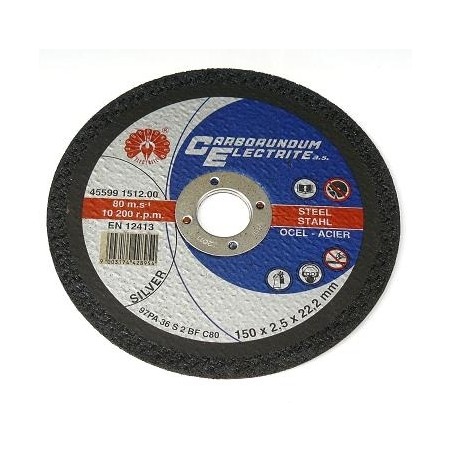 Brousící kotouč na ocel, vyztužený sklotextilem, rovný BRUSIVO