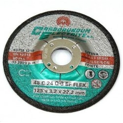 Brousící kotouč na kámen a litinu, vyztužený sklotextilem, vypouklý BRUSIVO