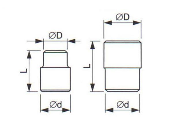 Hlavice nástrčná (1/2") TORX - TONA EXPERT