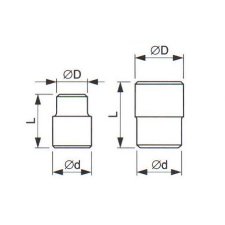 Hlavice nástrčná (1/2") TORX - TONA EXPERT