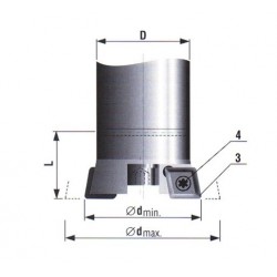 Nožová jednotka hrubovací 242429