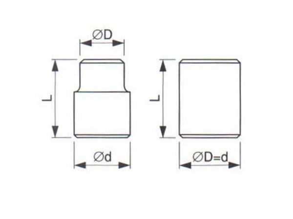 Hlavice nástrčná se čtyřhranem (1/4") TORX - TONA EXPERT