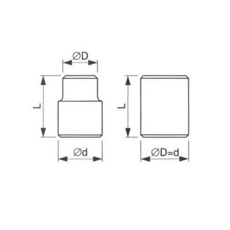 Hlavice nástrčná se čtyřhranem (1/4") TORX - TONA EXPERT