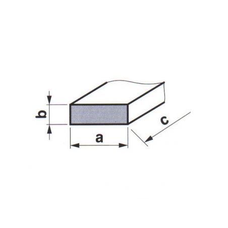 Pilník brousící a obtahovací - obdélníkový