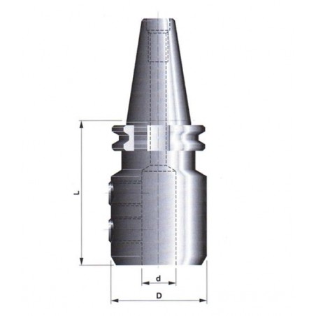Držák pro upínání fréz s válcovou stopkou s ploškou DIN 1835-B 247205