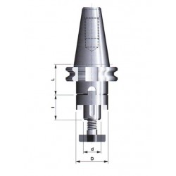 Frézovací trn pro frézy s podélnou nebo příčnou unášecí drážkou 247227