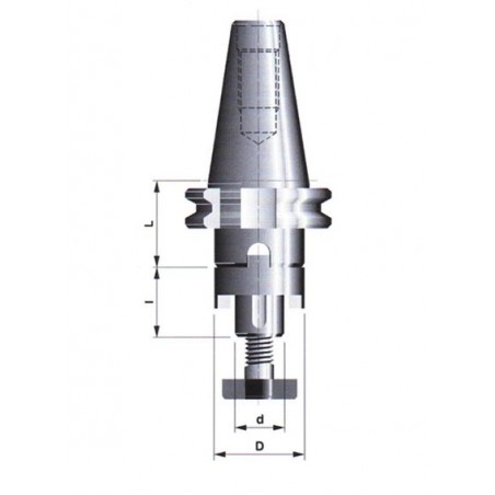 Frézovací trn pro frézy s podélnou nebo příčnou unášecí drážkou 247227