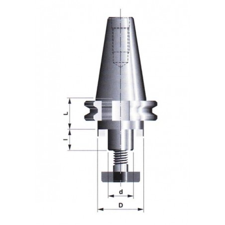 Frézovací trn pro frézy s příčnou unášecí drážkou 591032
