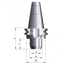 Držák pro upínání fréz s válcovou stopkou s ploškou DIN 1835-B 591041