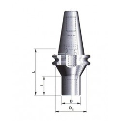 Redukční pouzdro s kuželovou dutinou morse a upínacím šroubem 591038 40x2
