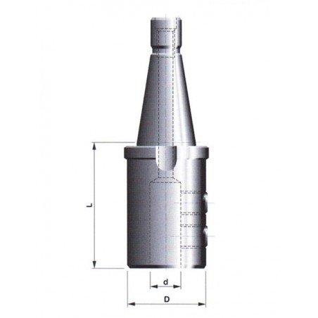 Držák pro upínání fréz s válcovou stopkou s ploškou DIN 1835-B 247205.1